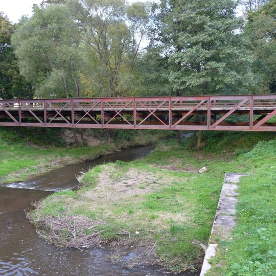 Příhradový most v Manětíně