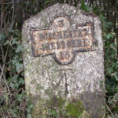 Milestone, 300m S of jct to Herrison House/Hospital.