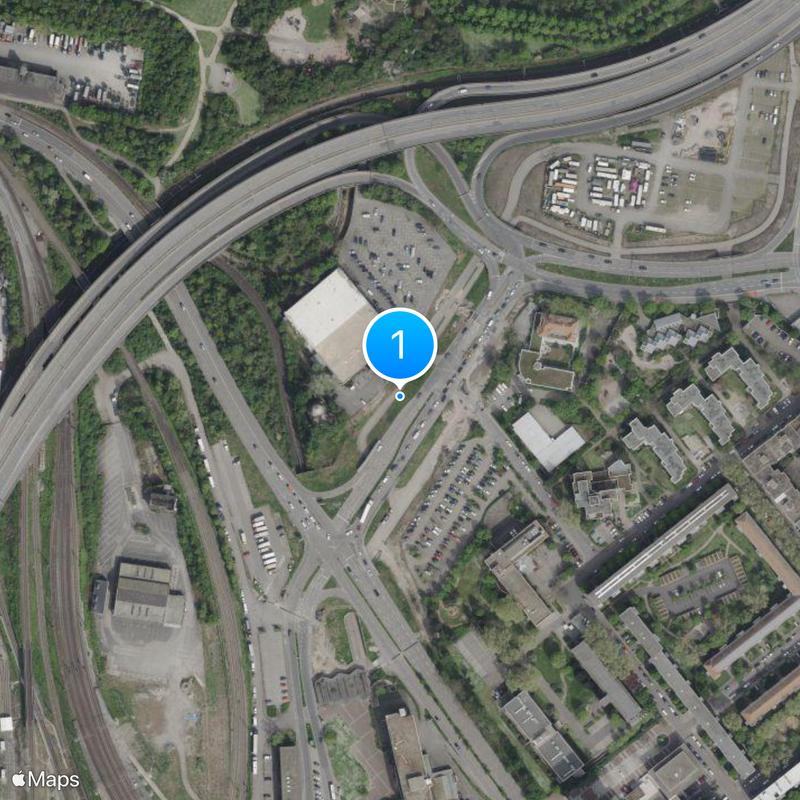 Ludwigshafen-sur-le-Rhin Carte