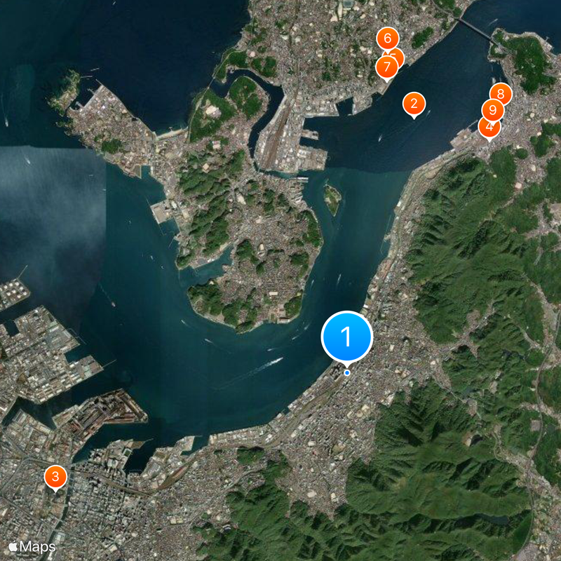 Moji Station Map