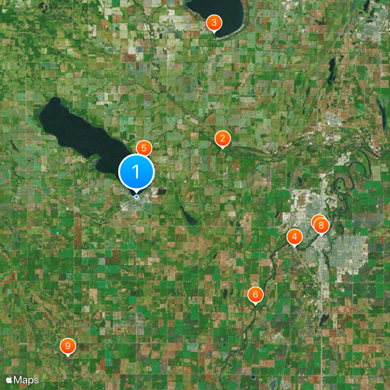 Sylvan Lake Map