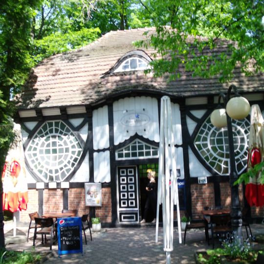 Old pump room in Goczałkowice-Zdrój