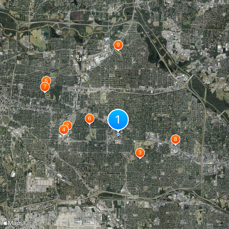 University of Memphis Map