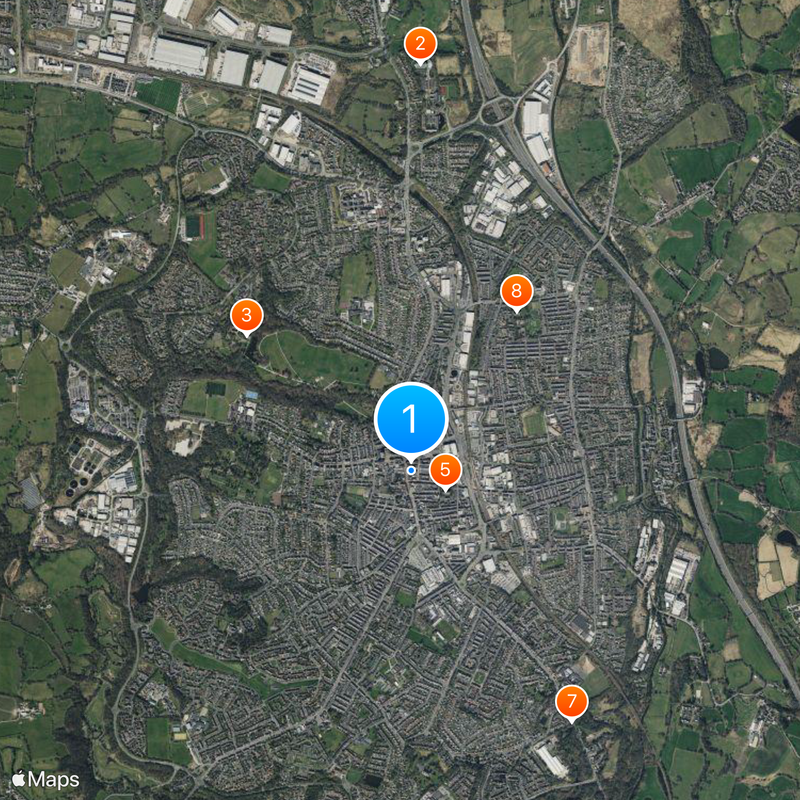 Chorley Map