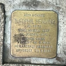 Stolperstein à la mémoire de Theophil Henning