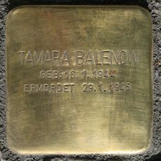 Stolperstein für Tamara Balenow