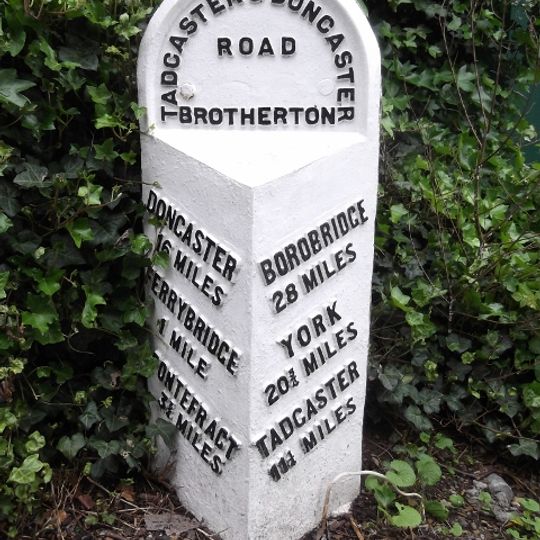 Milestone Approximately Ten Metres North Of Junction With Byram Park Road