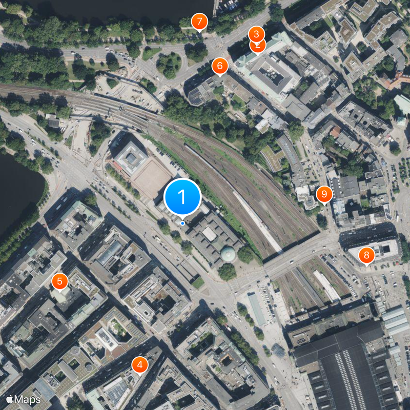 Hamburger Kunsthalle Kaart