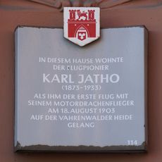 Stadttafel Wohnhaus Karl Jatho