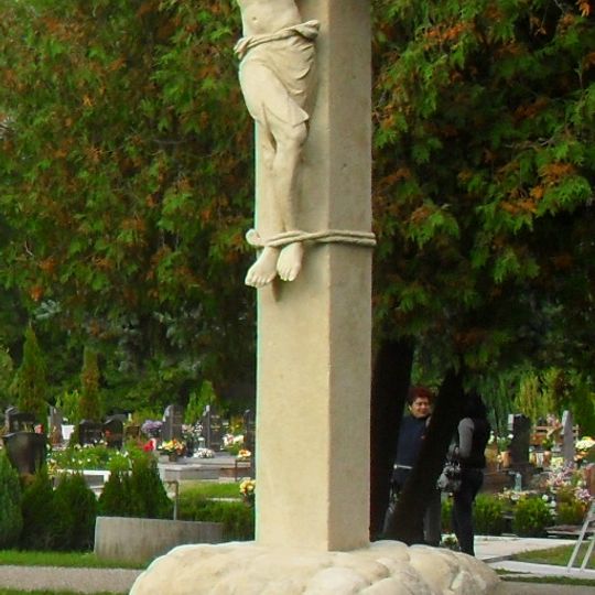 Golgota, súsošie veľkej Kalvári, kríž s korpusom III.