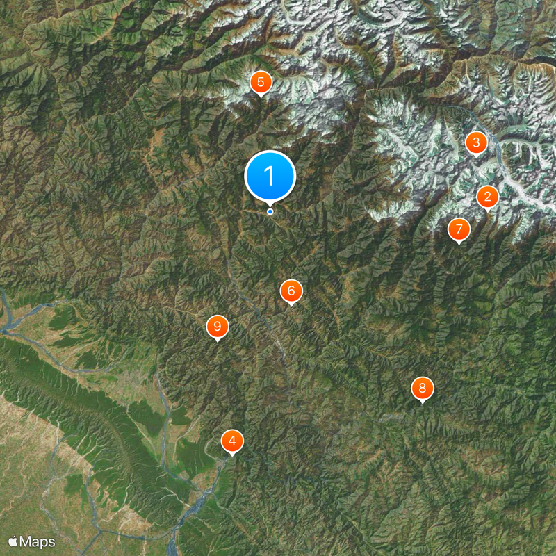 Uttarkashi Map