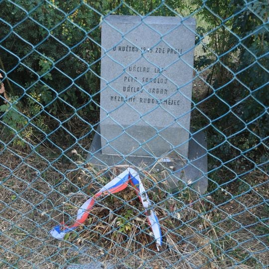 Pomník padlým v květnu 1945 na Budějovické ulici v Praze