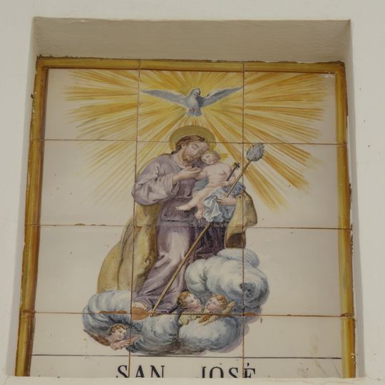 Ceramic panel of Saint Joseph
