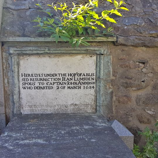 Gravestone  of Jean Lumsden