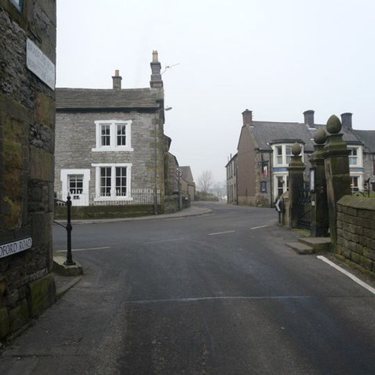Western gatepiers and gates to All Saints Churchyard
