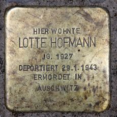 Stolperstein en memoria de Lotte Hofmann