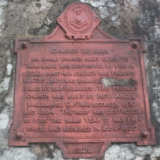 Church of Buhi historical marker