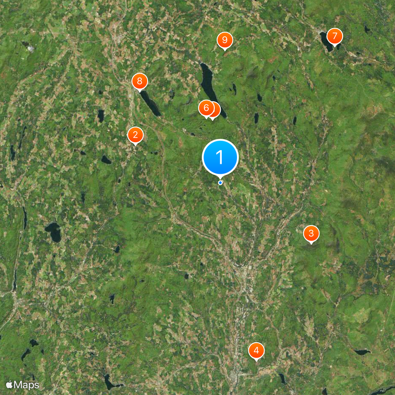 Northeast Kingdom Carte