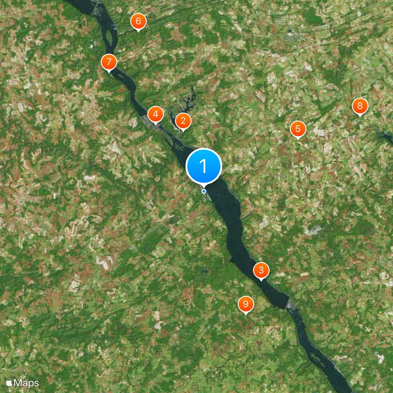 Peach Bottom Nuclear Generating Station Map