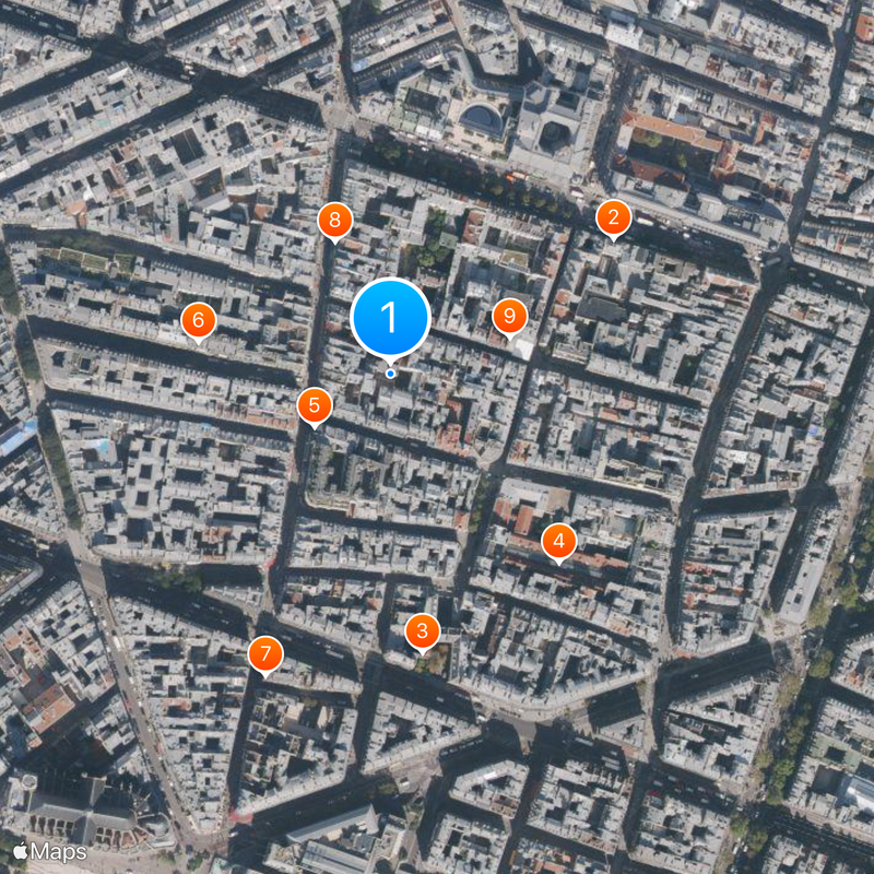 Sentier Map