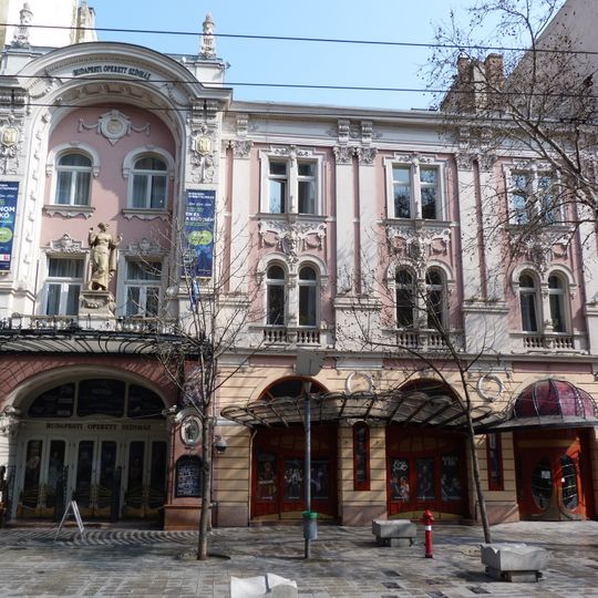 Building of Budapest Operetta Theater