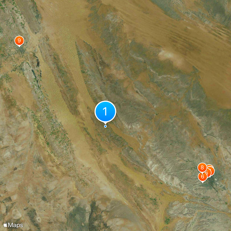 Ushaiger Map
