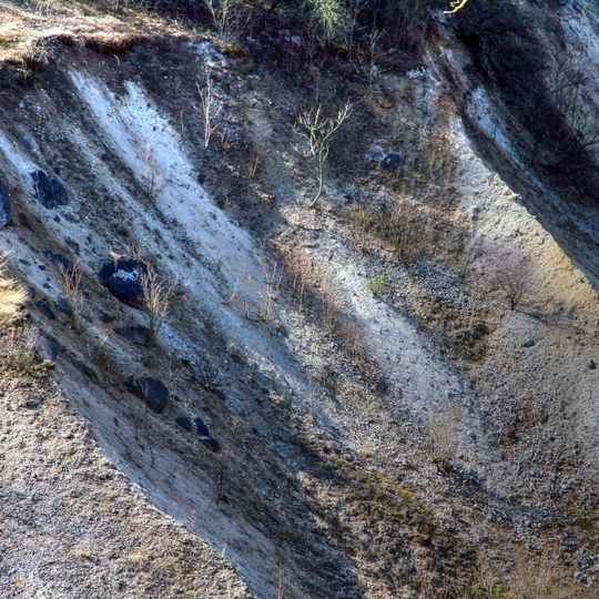Flint outcrop near Naslavcea