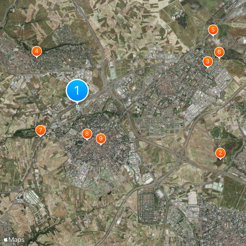 Universität Rey Juan Carlos Karte