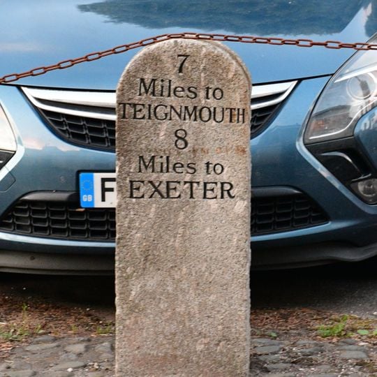 Milestone Opposite The Post Office, Starcross