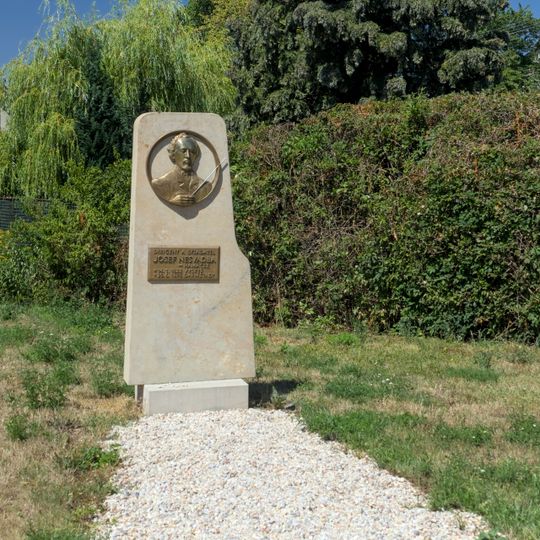 Pomník Josefa Nesvadby-Hamáčka ve Vyskeři