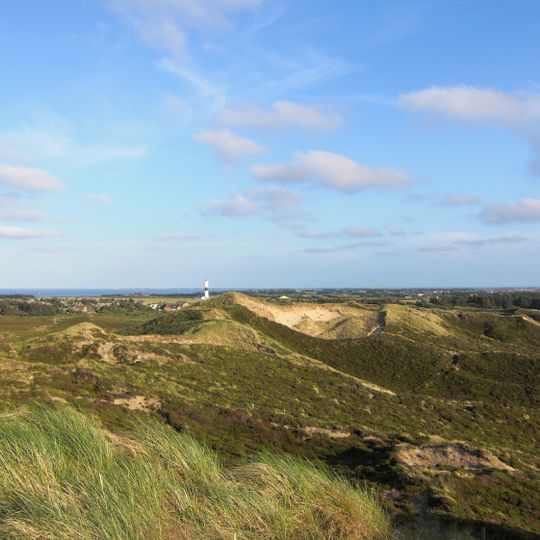 Dünenlandschaft auf dem Roten Kliff/Sylt
