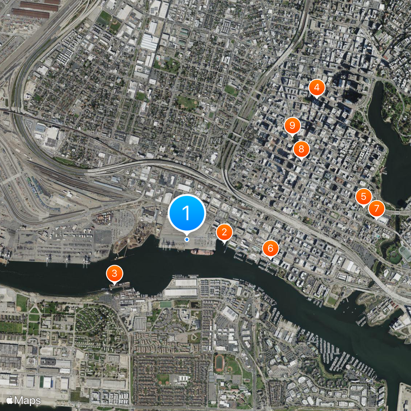 Oakland Seaport Map