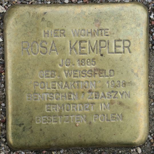 Stolperstein für Rosa Kempler