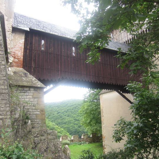 Skyway between the towers of Karlštejn Castle