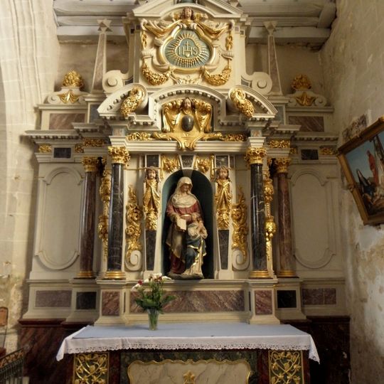 Retable de Sainte-Anne de l'église Saint-Crépin-et-Saint-Crépinien de Rannée