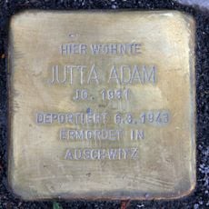 Stolperstein à la mémoire de Jutta Adam