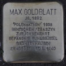 Stolperstein em memória de Max Goldblatt