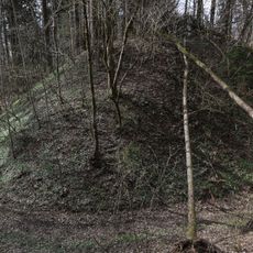 Mittelalterliche Wehranlage (Turmhügel) bei Gerbersdorf