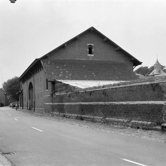 Borgharen Castle: garden wall around the former vegetable garden
