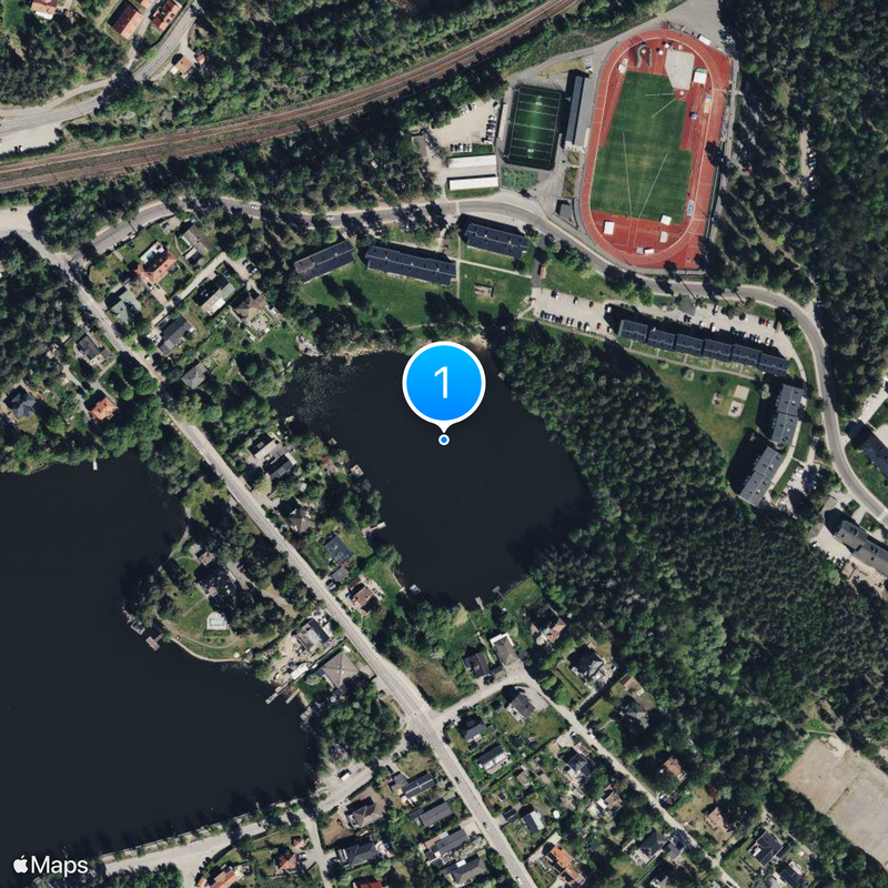 Segersjön Map