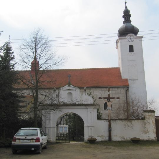 Church of the Assumption in Olbramkostel
