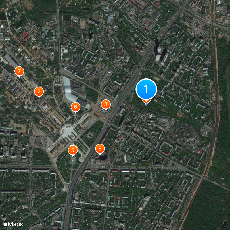 Rostokino Aqueduct Carte