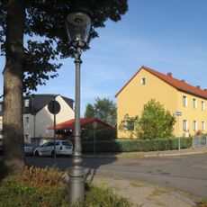 Gaslaternen der Firma Vulkan an Sandweg Chemnitz Borna-Heinersdorf