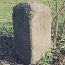 Milestone, N of Langdon Cross, East Langdon