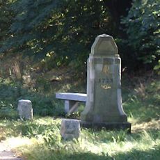 Polish-Saxon Post Milestone in Schwosdorf