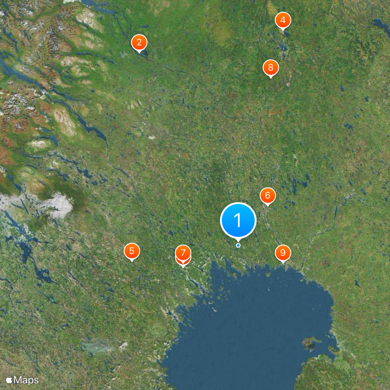 Norrbotten Mappa