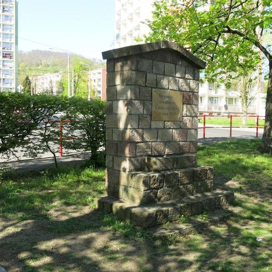 Pomník osvobození v Sibiřské ulici v Neštěmicích