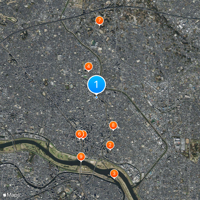 Kawaguchi Auto Race Track Kaart