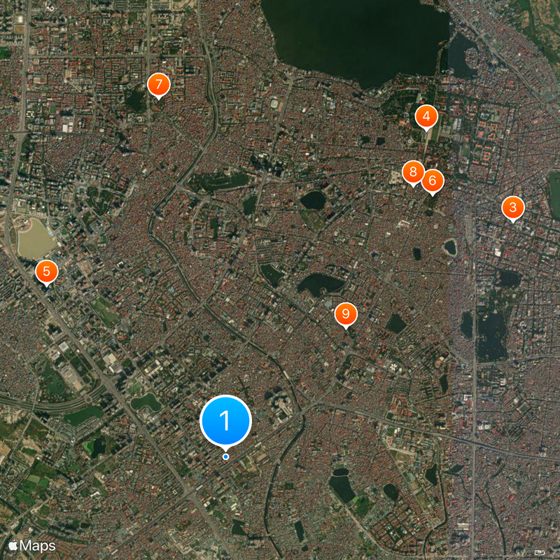 Hanoi University of Science Map