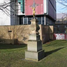 Pamětní kříž rychtáře Slabého v Kralupech